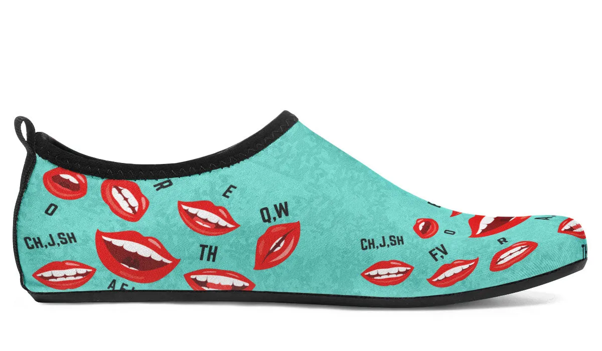 Pronunciation Chart Aqua Barefoot Shoes