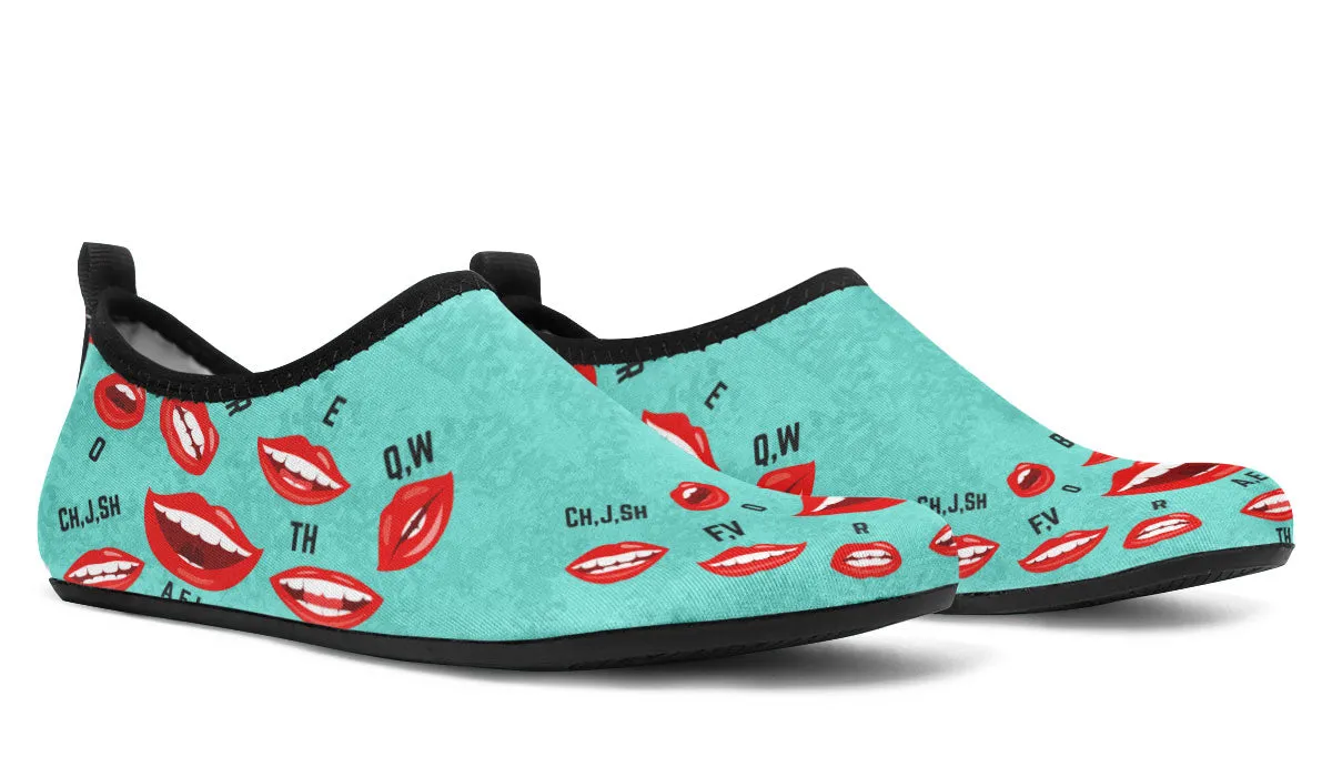 Pronunciation Chart Aqua Barefoot Shoes