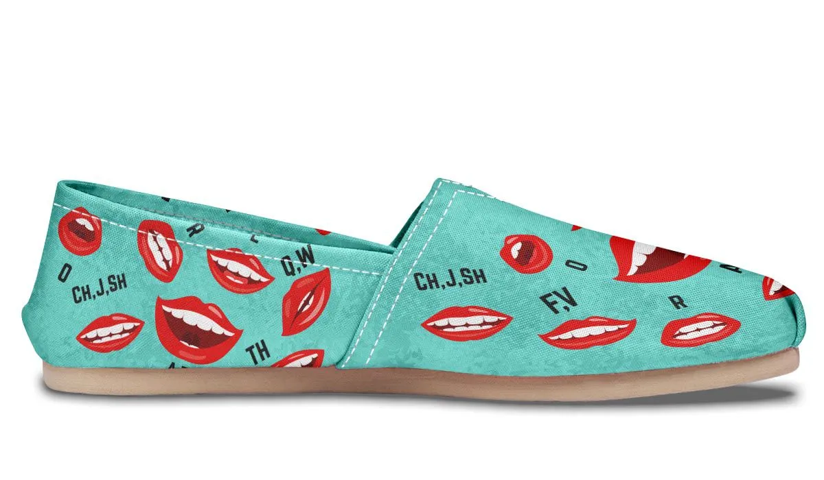 Pronunciation Chart Casual Shoes