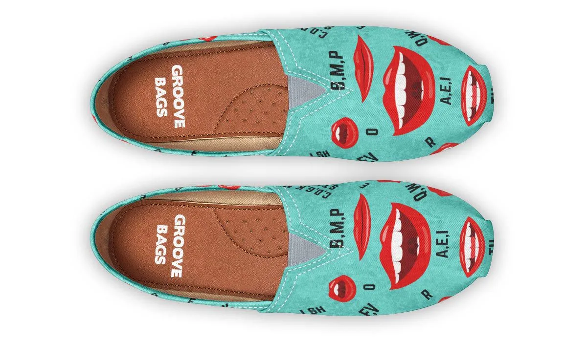 Pronunciation Chart Casual Shoes