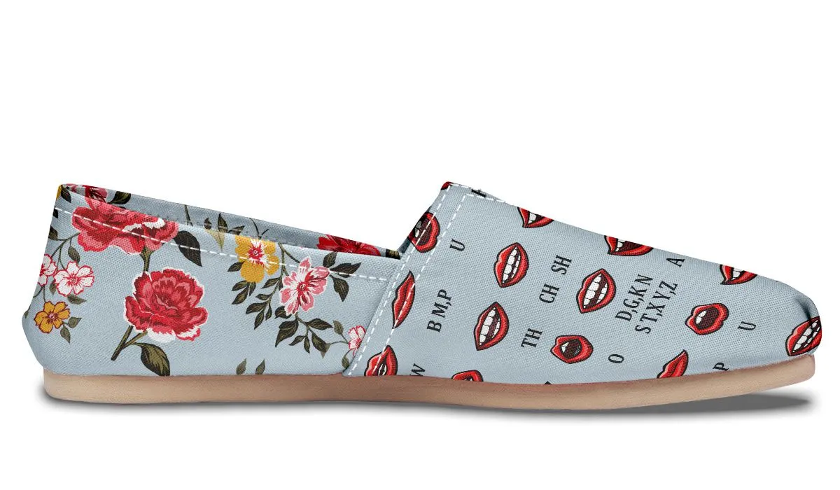 Pronunciation Chart Floral Casual Shoes