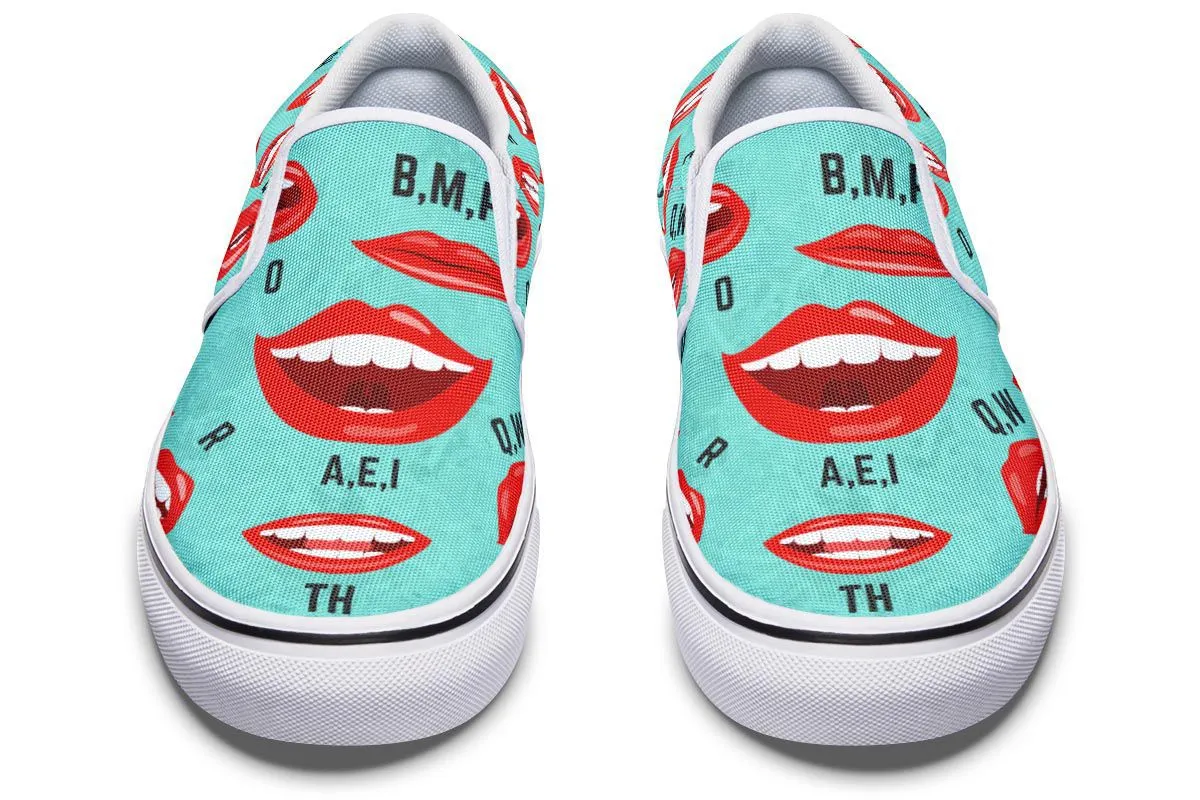 Pronunciation Chart Slip-On Shoes