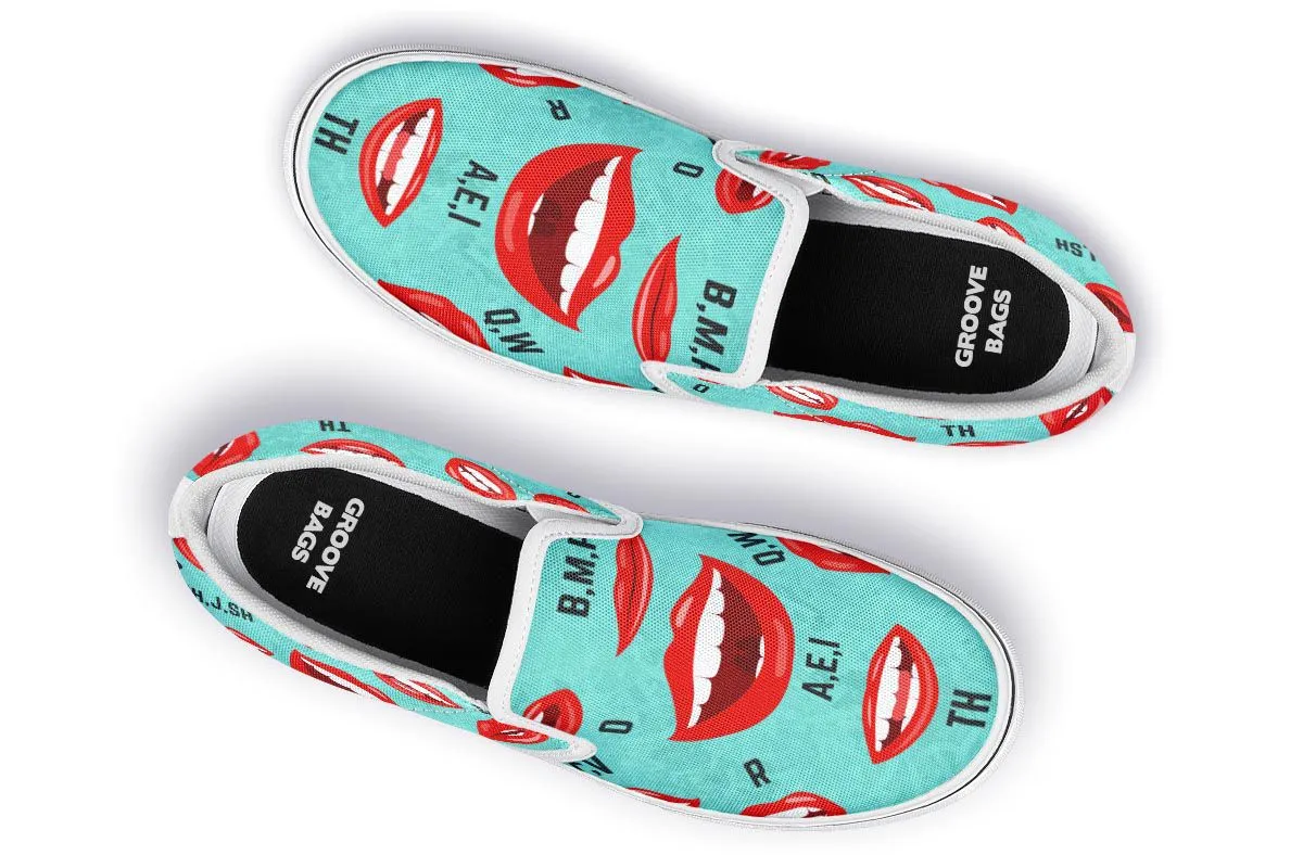 Pronunciation Chart Slip-On Shoes