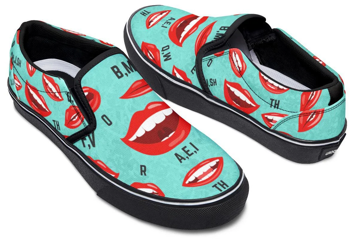 Pronunciation Chart Slip-On Shoes