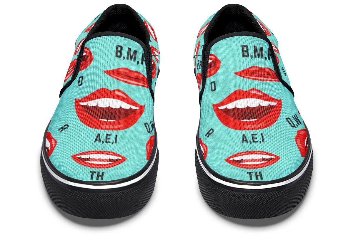 Pronunciation Chart Slip-On Shoes