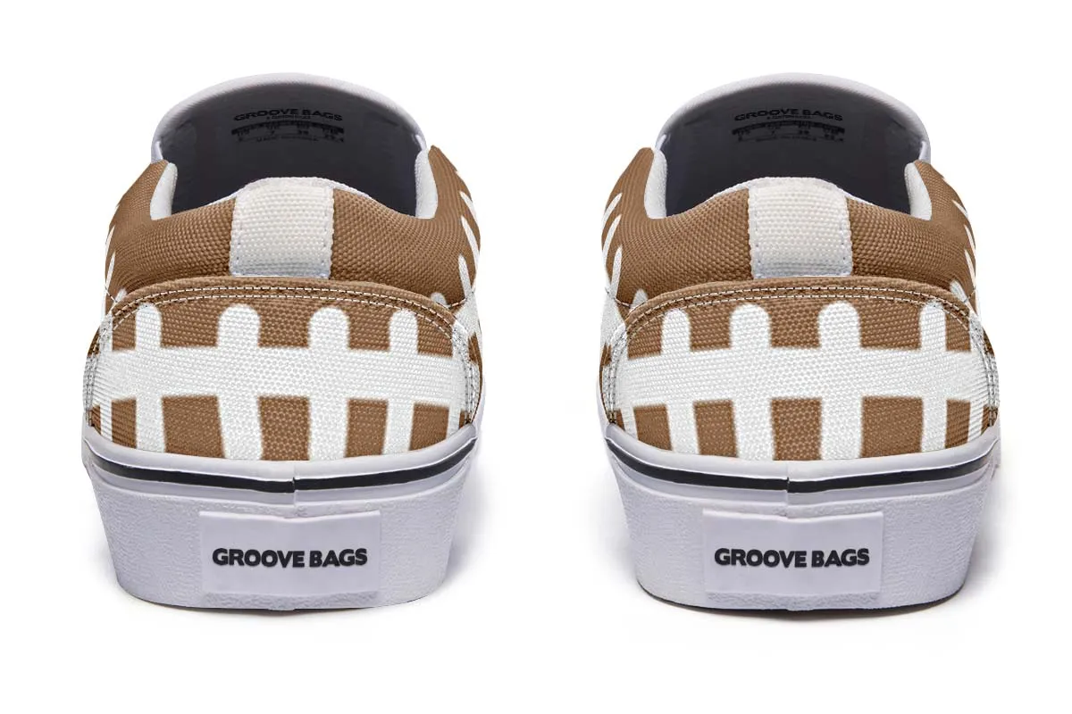 Proud Football Mom Slip-On Shoes