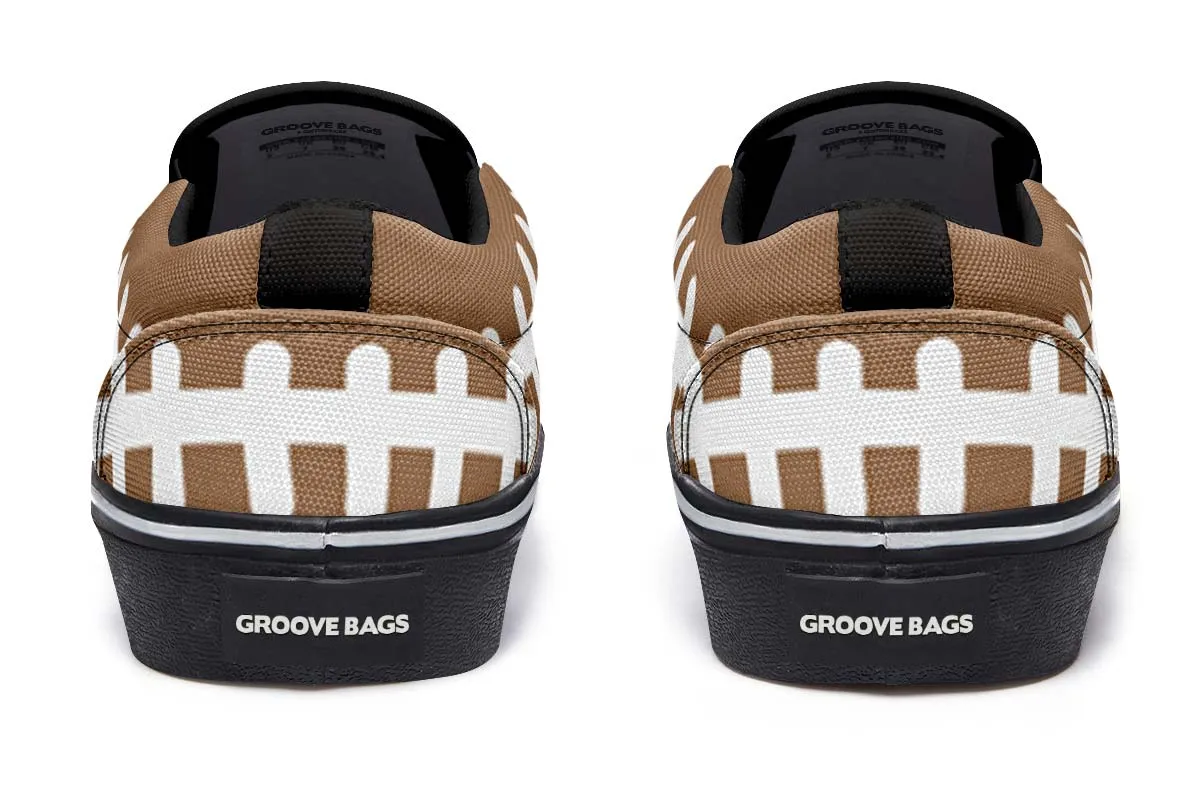 Proud Football Mom Slip-On Shoes
