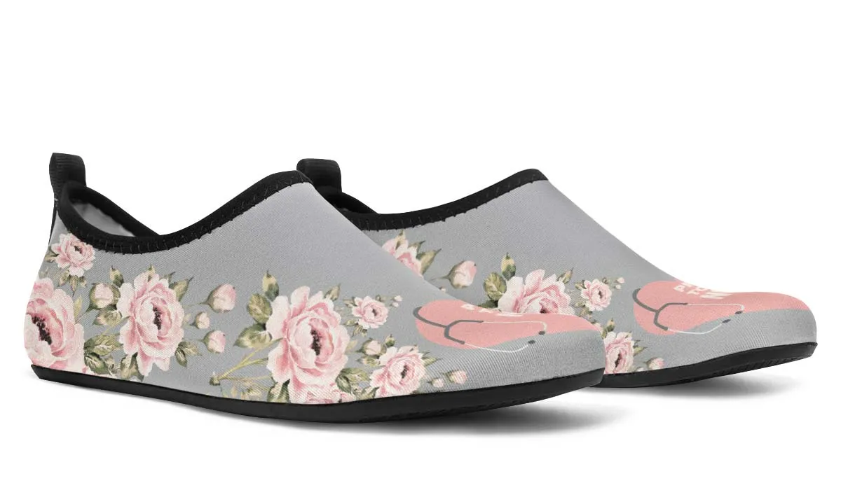 Proud Nurse Aqua Barefoot Shoes
