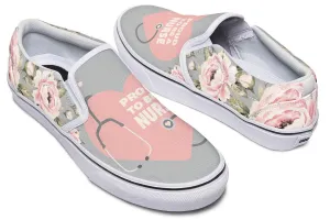 Proud Nurse Slip-On Shoes