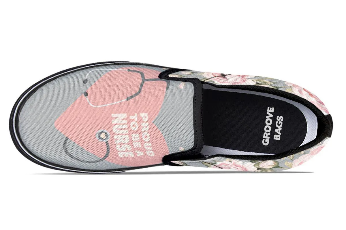 Proud Nurse Slip-On Shoes