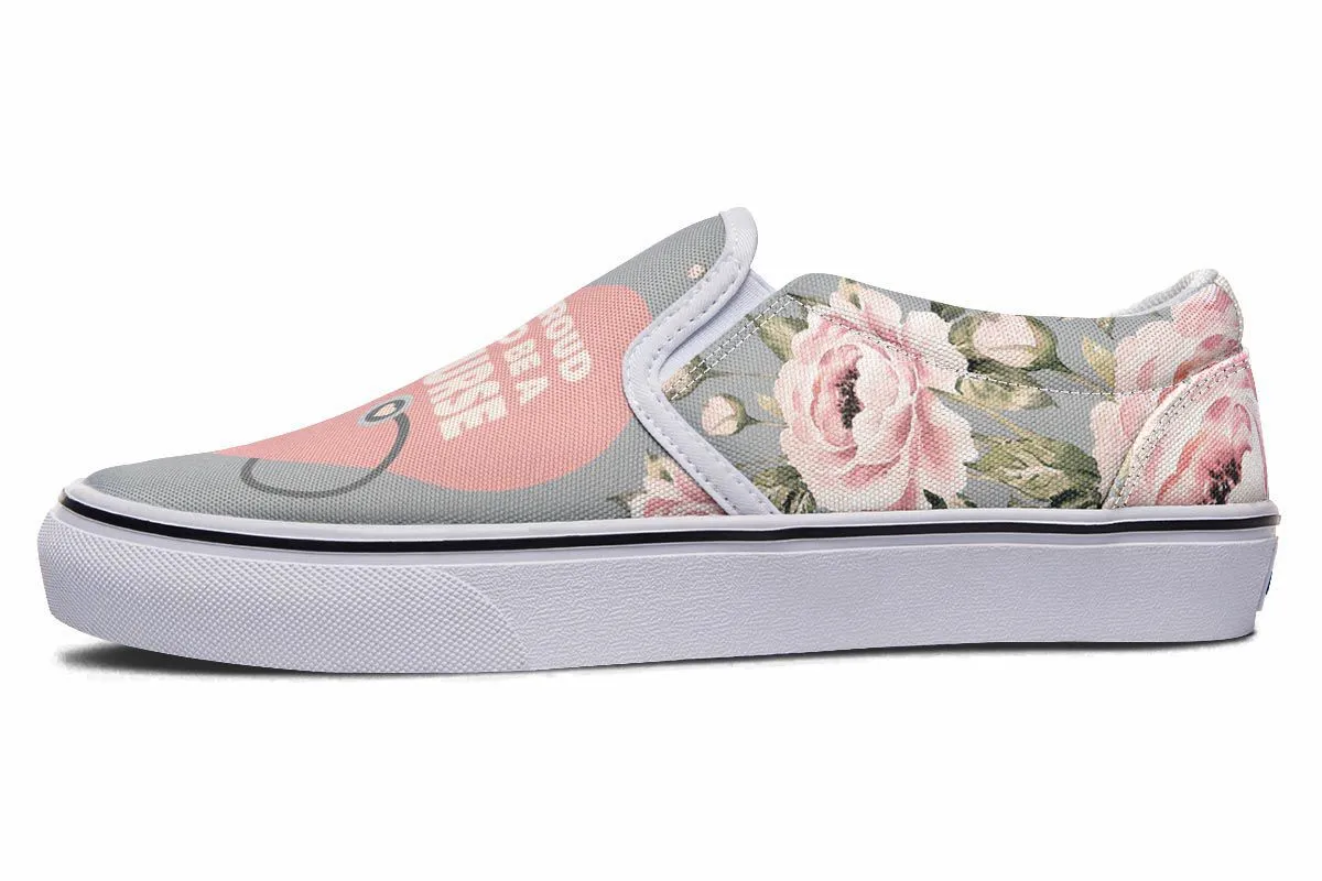Proud Nurse Slip-On Shoes