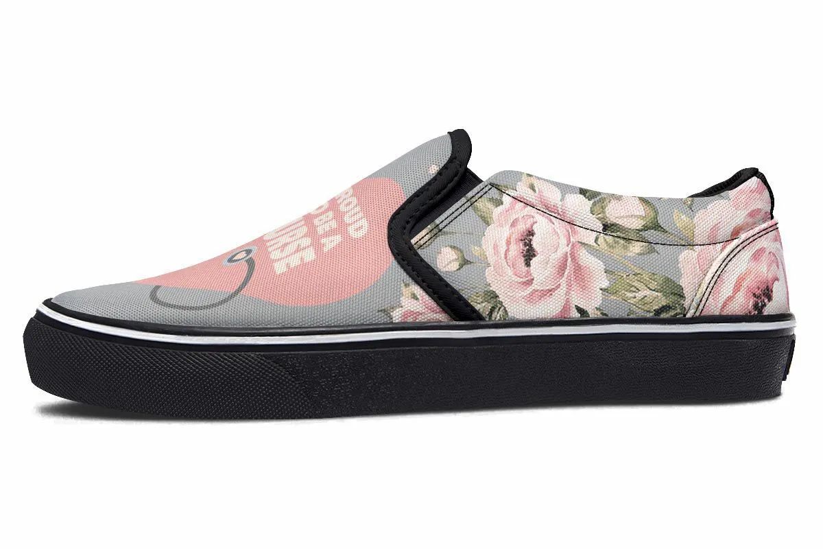 Proud Nurse Slip-On Shoes