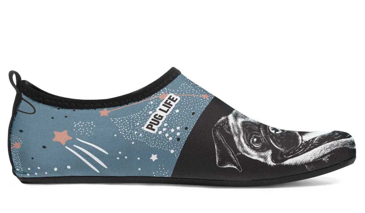 Pug Life Aqua Barefoot Shoes