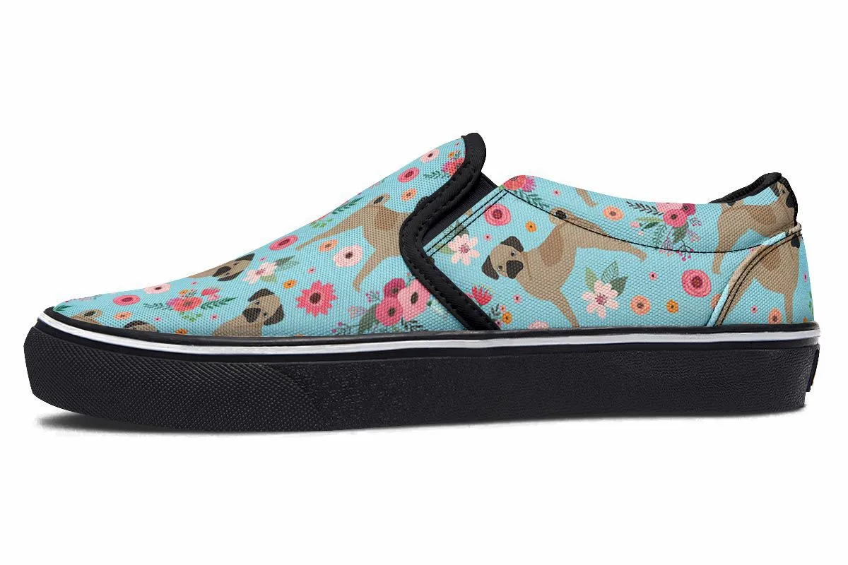 Puggle Flower Slip-On Shoes