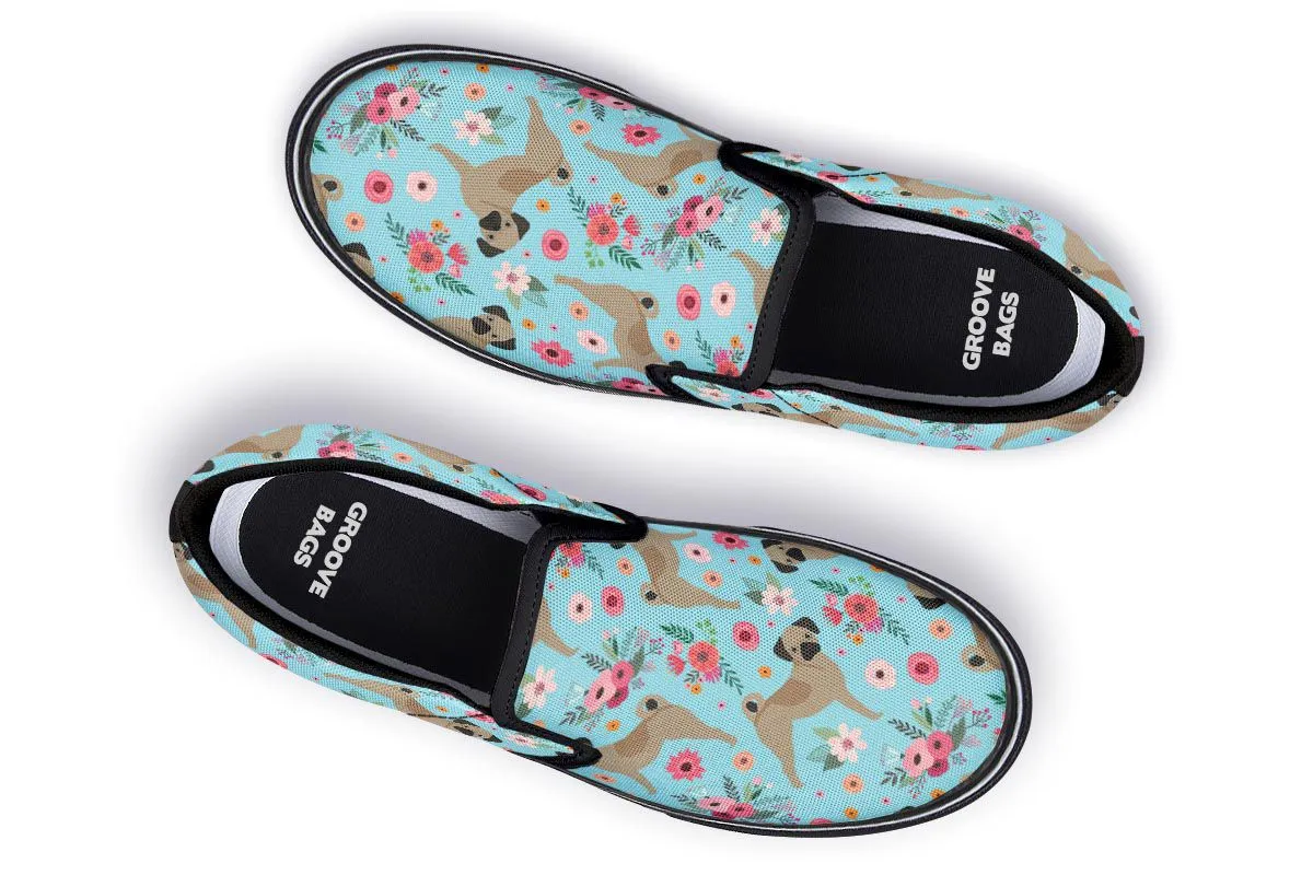 Puggle Flower Slip-On Shoes