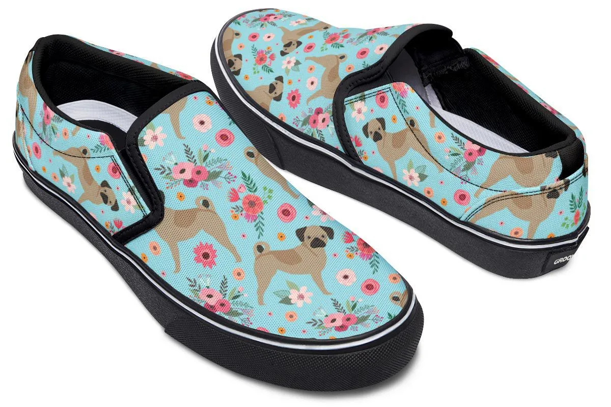 Puggle Flower Slip-On Shoes