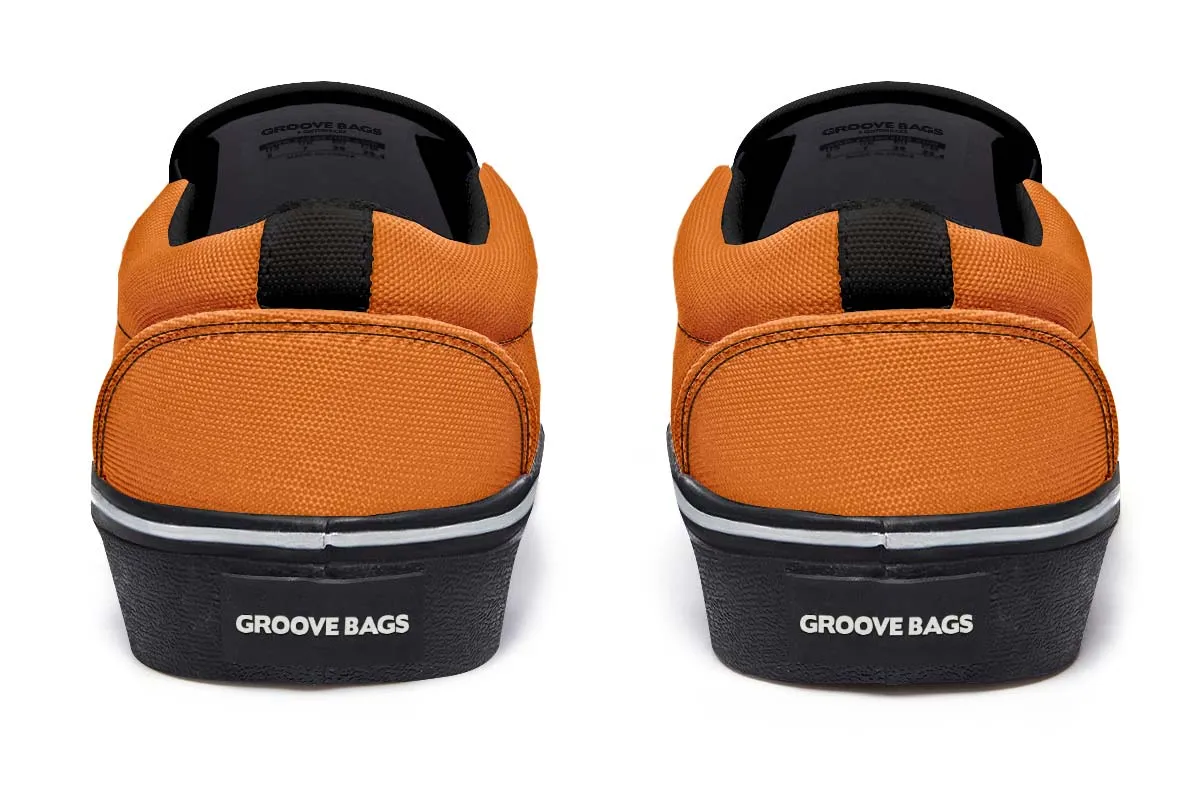Pumpkin Face Slip-On Shoes