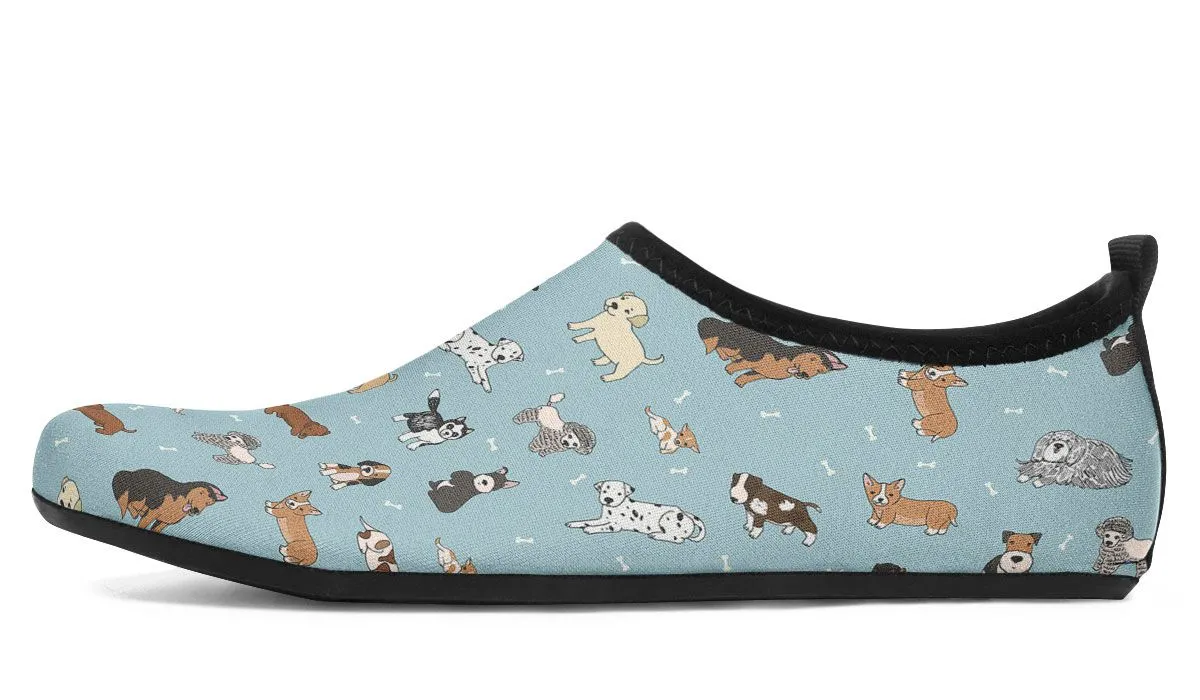 Puppy Doodles Aqua Barefoot Shoes