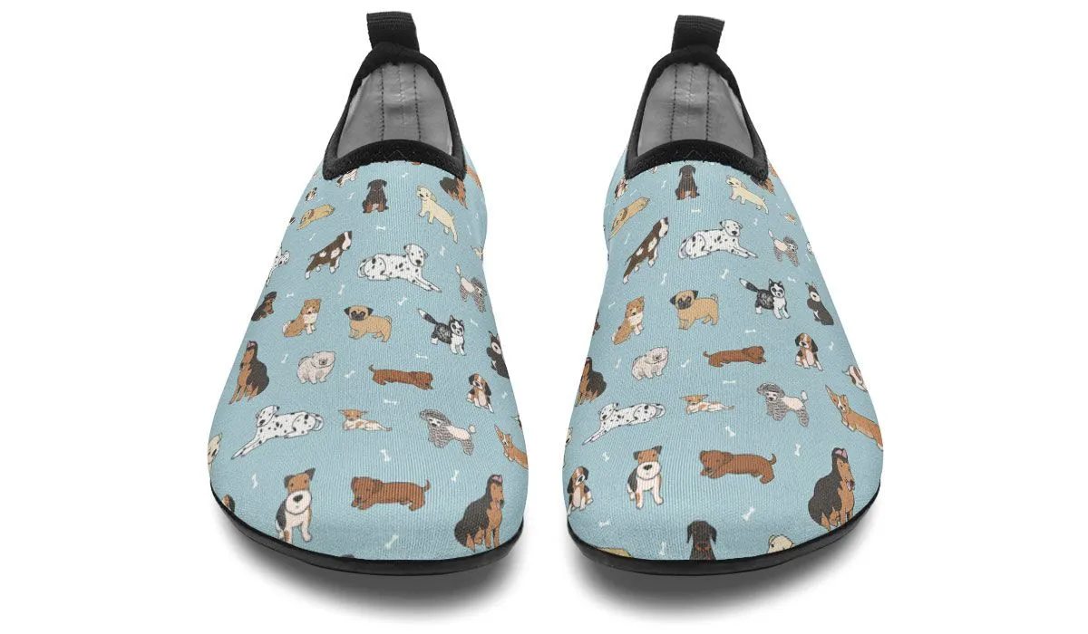 Puppy Doodles Aqua Barefoot Shoes