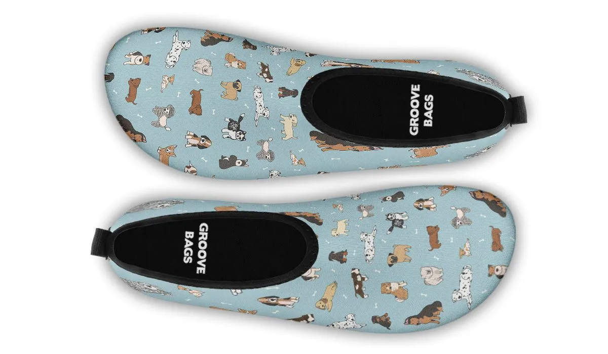 Puppy Doodles Aqua Barefoot Shoes