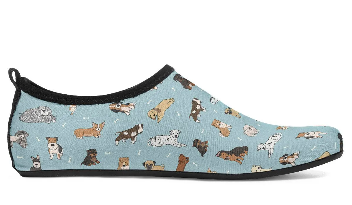 Puppy Doodles Aqua Barefoot Shoes