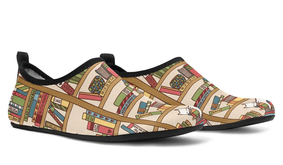 Purrrfect Books Aqua Barefoot Shoes