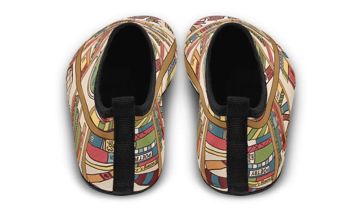 Purrrfect Books Aqua Barefoot Shoes