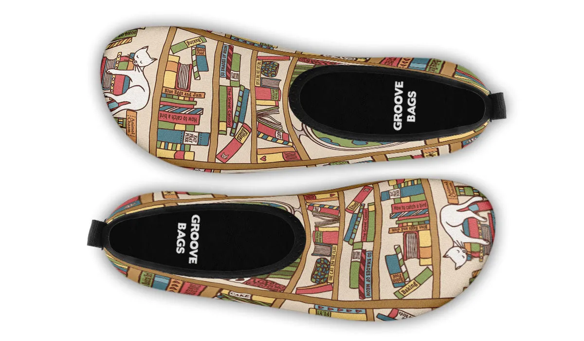 Purrrfect Books Aqua Barefoot Shoes