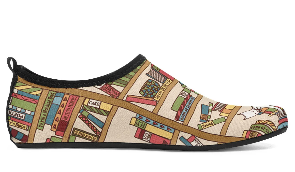 Purrrfect Books Aqua Barefoot Shoes