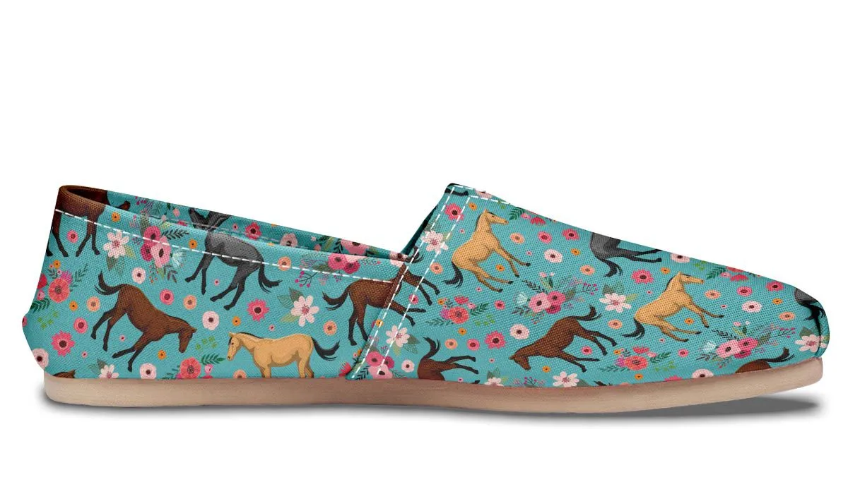 Quarter Horse Flower Casual Shoes