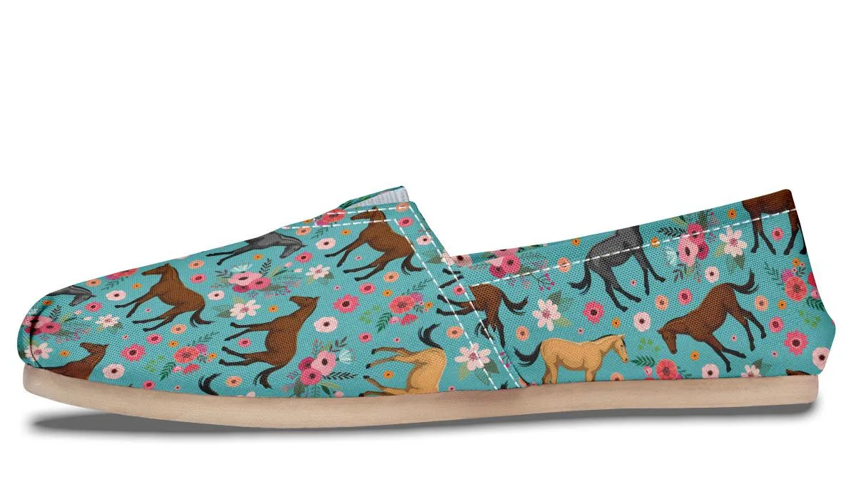 Quarter Horse Flower Casual Shoes