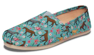 Quarter Horse Flower Casual Shoes