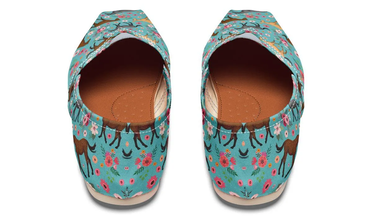 Quarter Horse Flower Casual Shoes