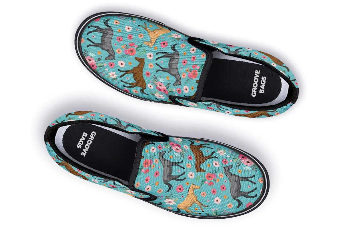 Quarter Horse Flower Slip-On Shoes
