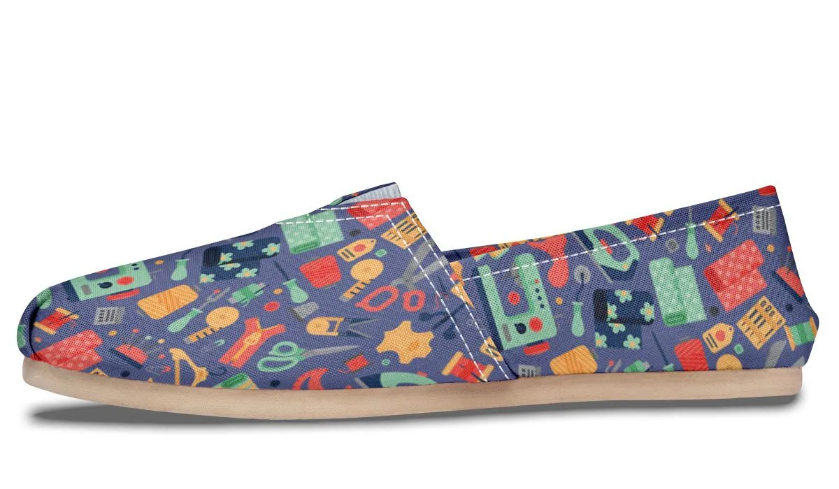 Quilting Pattern Casual Shoes