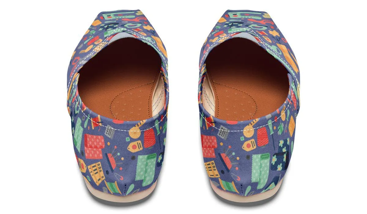 Quilting Pattern Casual Shoes