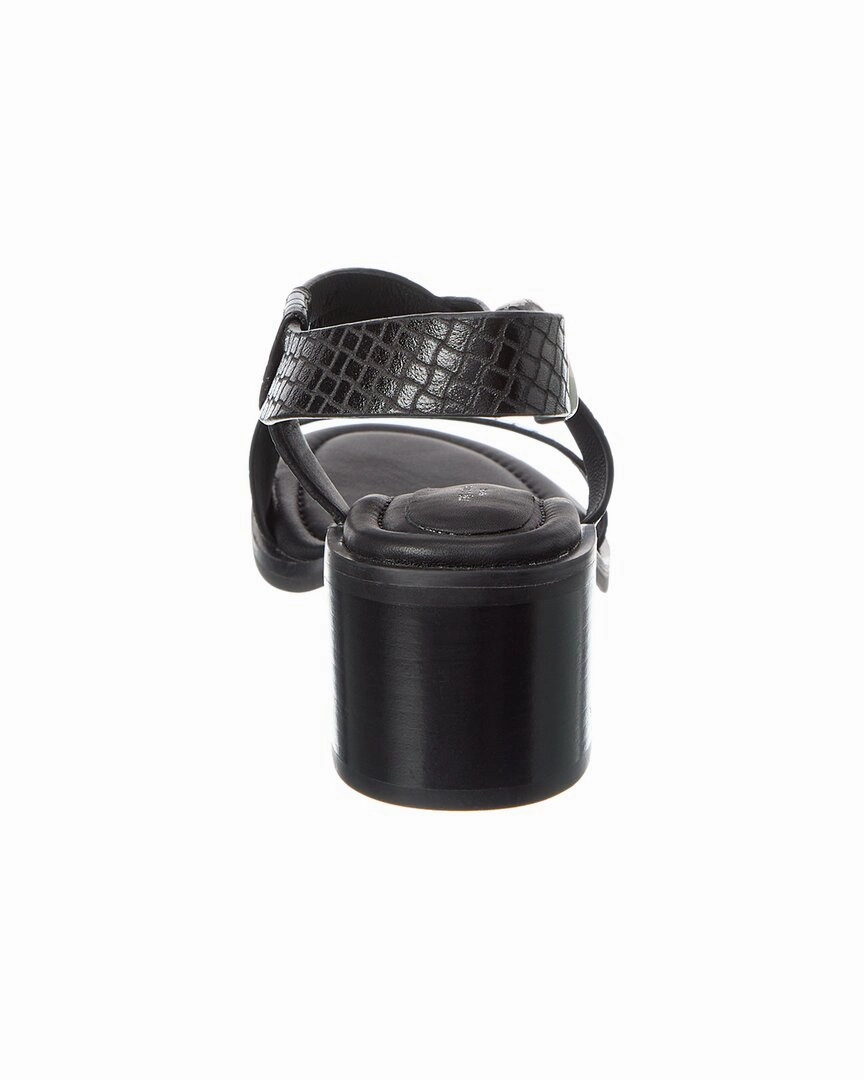 rag & bone Geo Block Embossed Leather Sandal