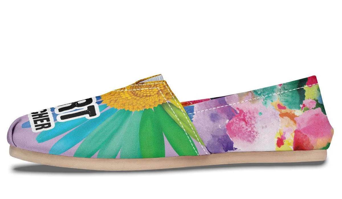 Rainbow Art Teacher Casual Shoes