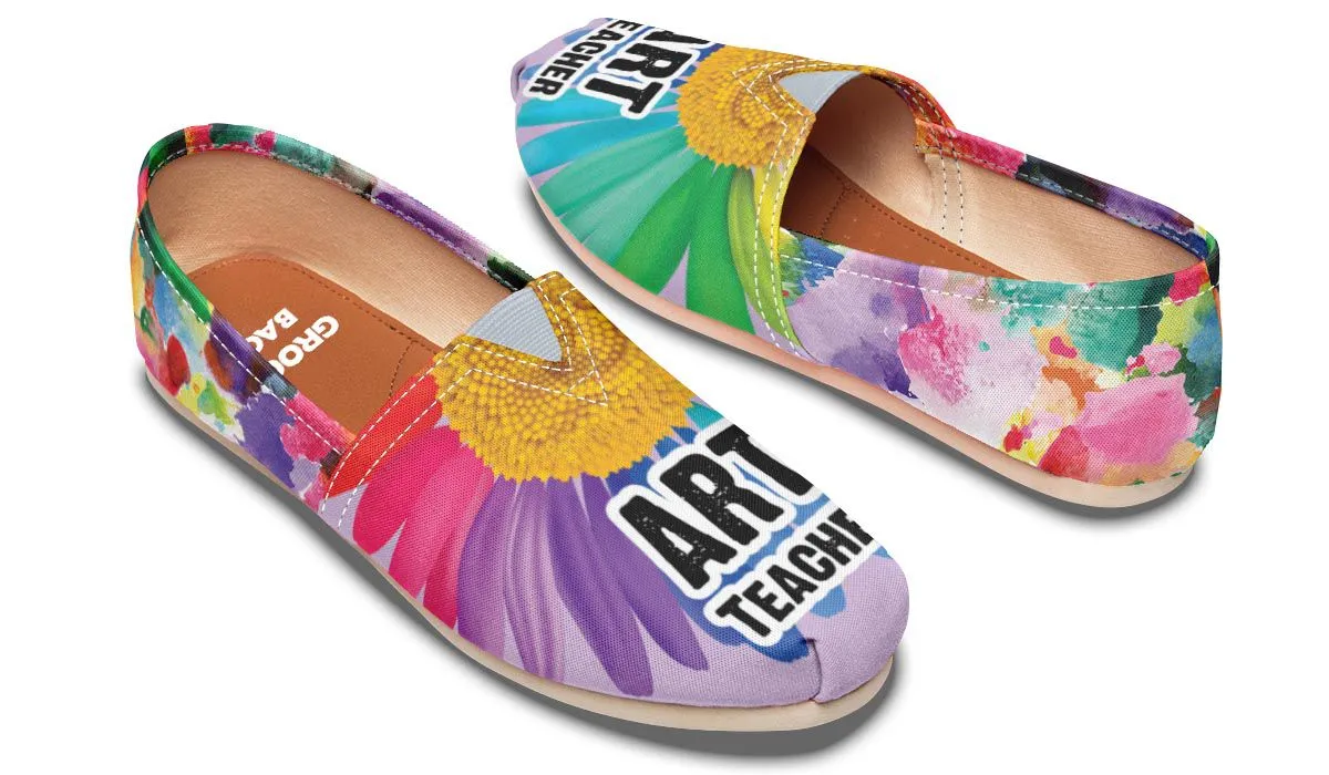 Rainbow Art Teacher Casual Shoes
