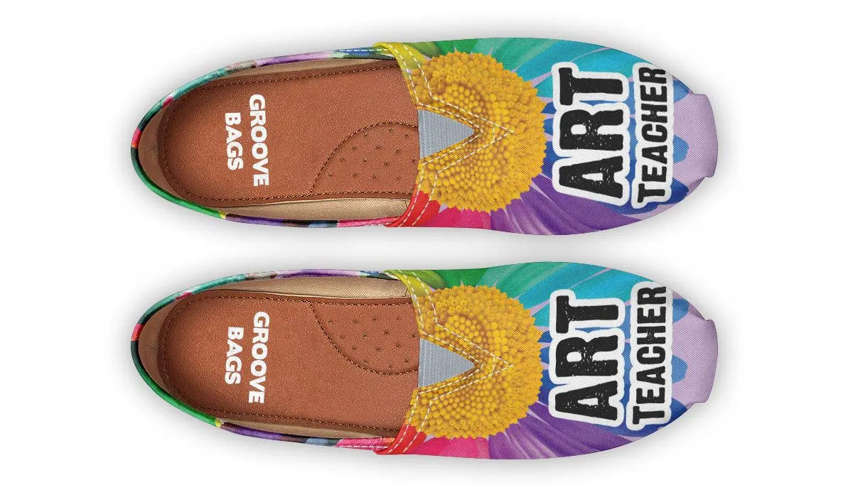 Rainbow Art Teacher Casual Shoes