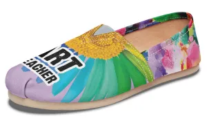 Rainbow Art Teacher Casual Shoes