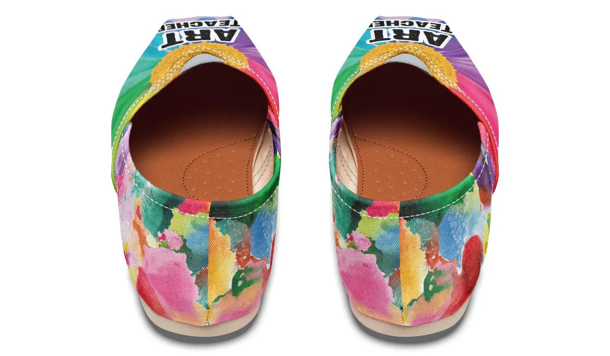 Rainbow Art Teacher Casual Shoes