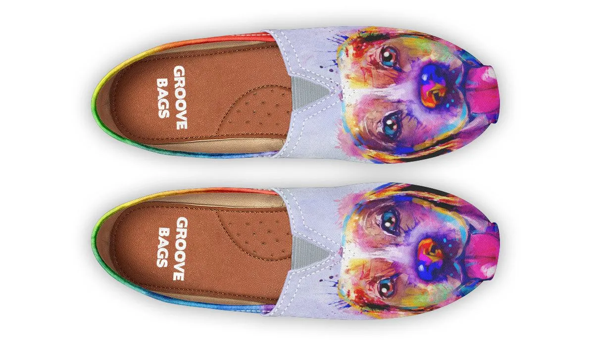 Rainbow Beagle Casual Shoes