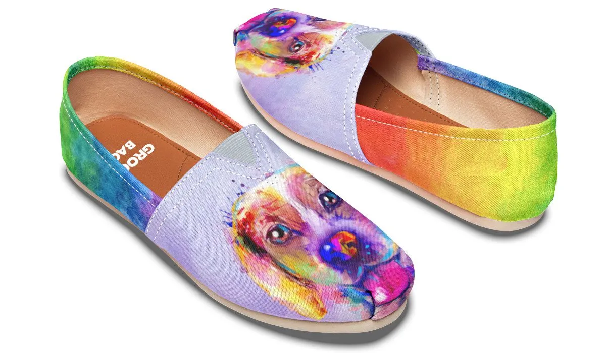 Rainbow Beagle Casual Shoes