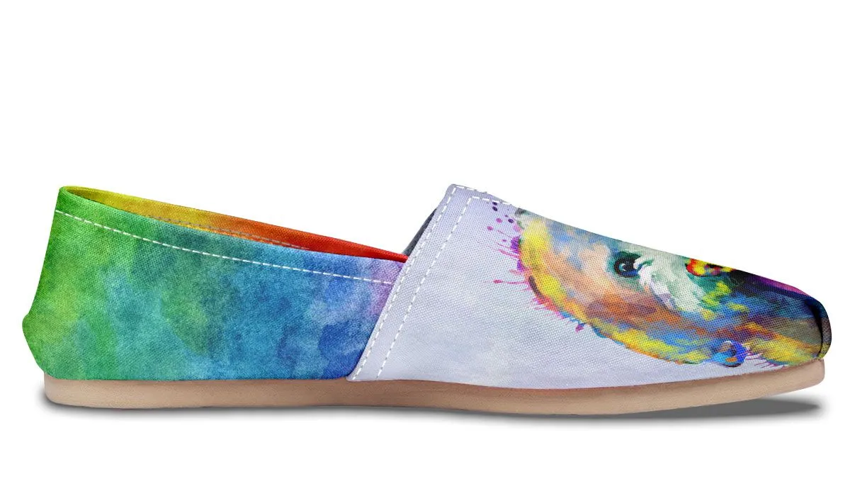 Rainbow Bichon Casual Shoes