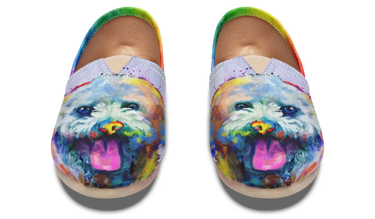 Rainbow Bichon Casual Shoes