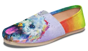 Rainbow Bichon Casual Shoes