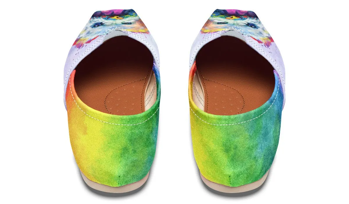 Rainbow Bichon Casual Shoes