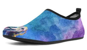 Rainbow Golden Retriever Aqua Barefoot Shoes