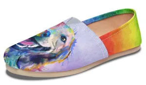 Rainbow Golden Retriever Casual Shoes